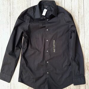 Banana Republic Men's Black Dress Shirt